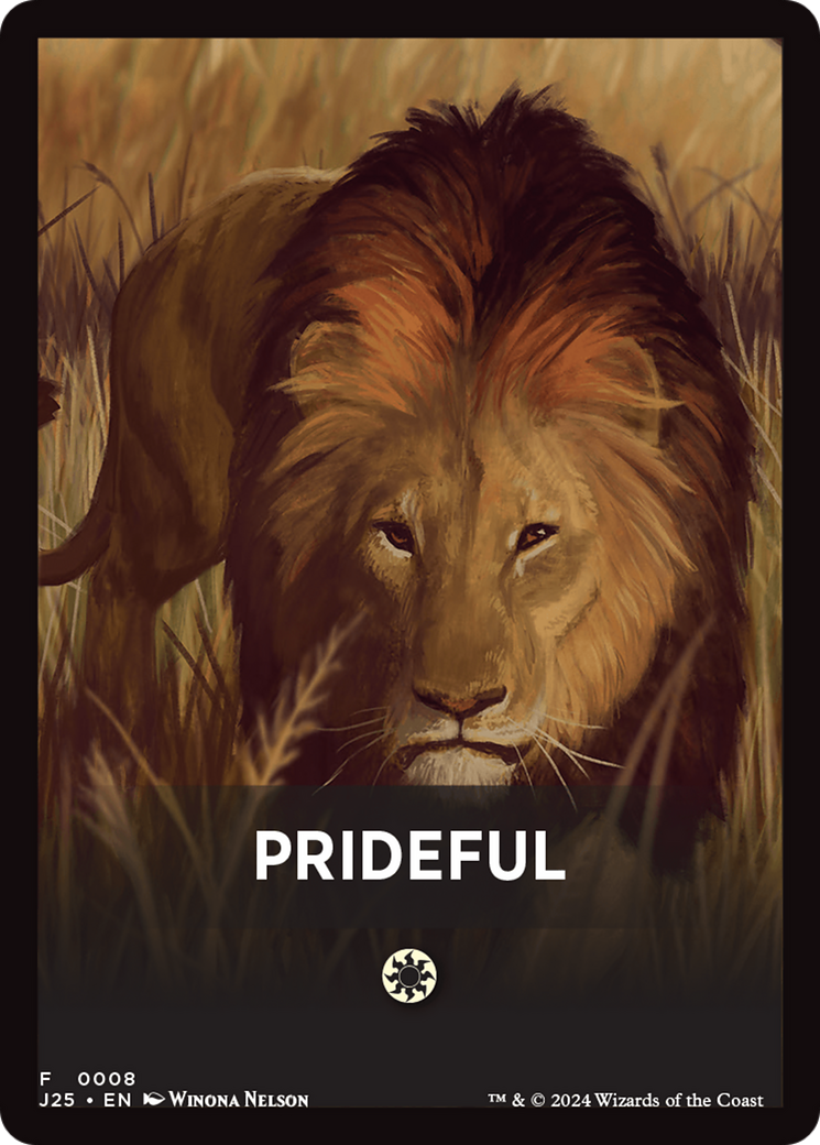 Prideful Theme Card [Foundations Jumpstart Front Cards] | Deep Dive Games St. Marys