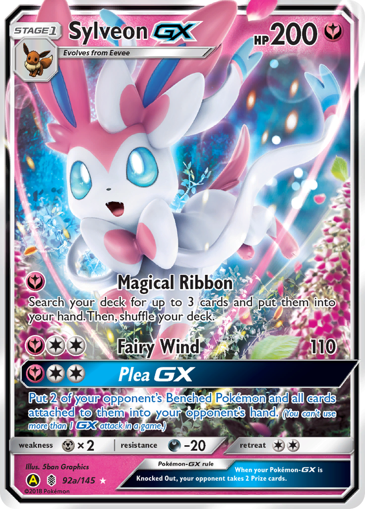 Sylveon GX (92a/145) [Alternate Art Promos] | Deep Dive Games St. Marys