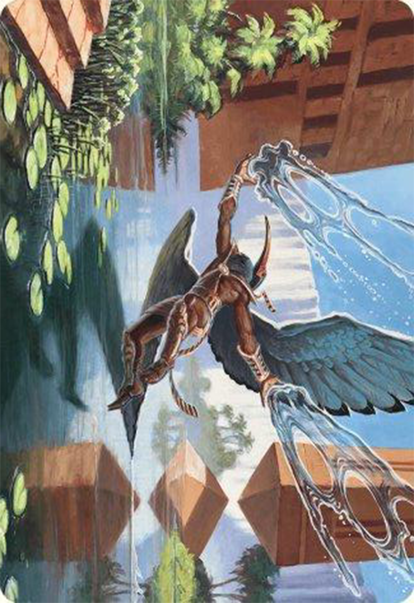 Nadu, Winged Wisdom Art Card [Modern Horizons 3 Art Series] | Deep Dive Games St. Marys