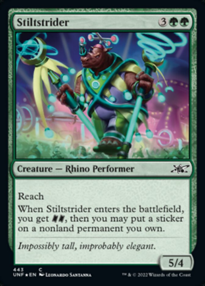 Stiltstrider (Galaxy Foil) [Unfinity] | Deep Dive Games St. Marys