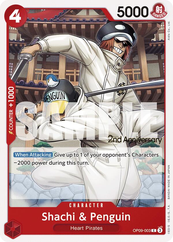 Shachi & Penguin [Emperors in the New World: 2nd Anniversary Tournament Cards] | Deep Dive Games St. Marys