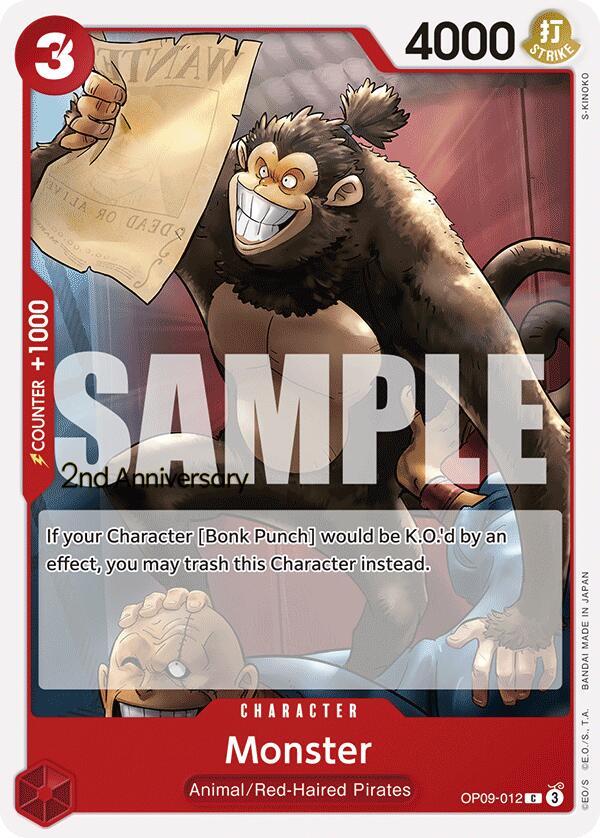 Monster [Emperors in the New World: 2nd Anniversary Tournament Cards] | Deep Dive Games St. Marys