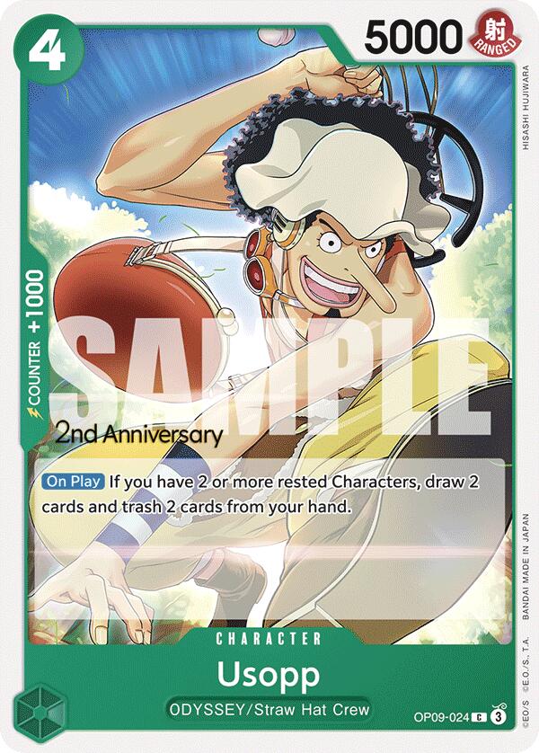 Usopp [Emperors in the New World: 2nd Anniversary Tournament Cards] | Deep Dive Games St. Marys