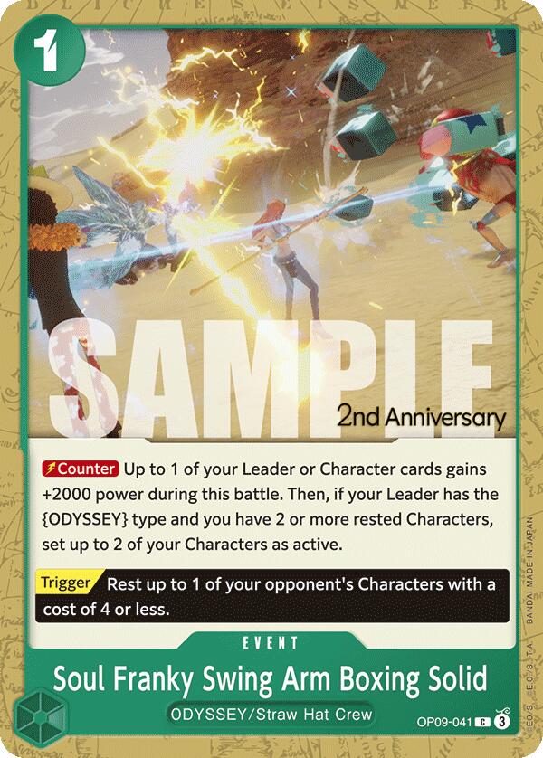 Soul Franky Swing Arm Boxing Solid [Emperors in the New World: 2nd Anniversary Tournament Cards] | Deep Dive Games St. Marys