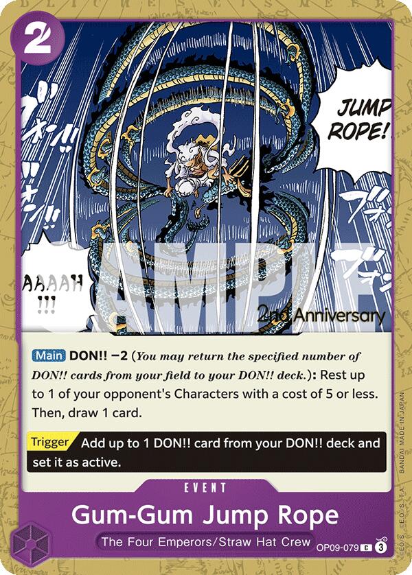 Gum-Gum Jump Rope [Emperors in the New World: 2nd Anniversary Tournament Cards] | Deep Dive Games St. Marys