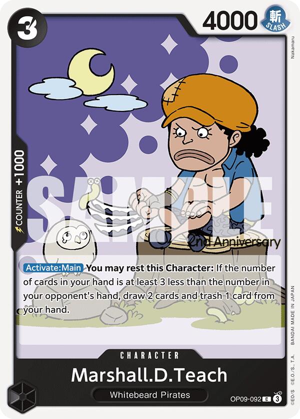 Marshall.D.Teach [Emperors in the New World: 2nd Anniversary Tournament Cards] | Deep Dive Games St. Marys