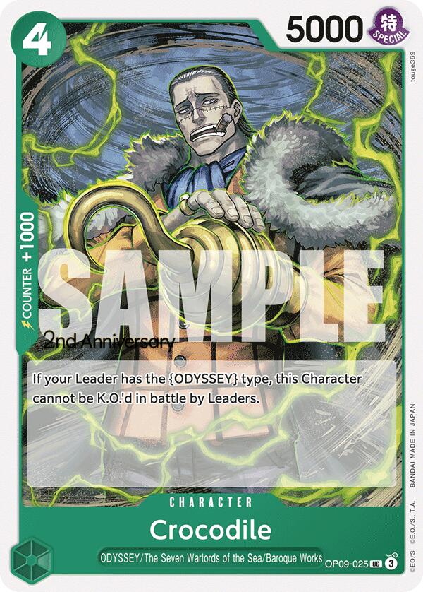 Crocodile [Emperors in the New World: 2nd Anniversary Tournament Cards] | Deep Dive Games St. Marys