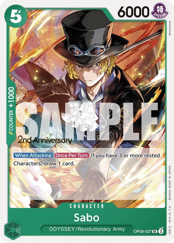 Sabo [Emperors in the New World: 2nd Anniversary Tournament Cards] | Deep Dive Games St. Marys