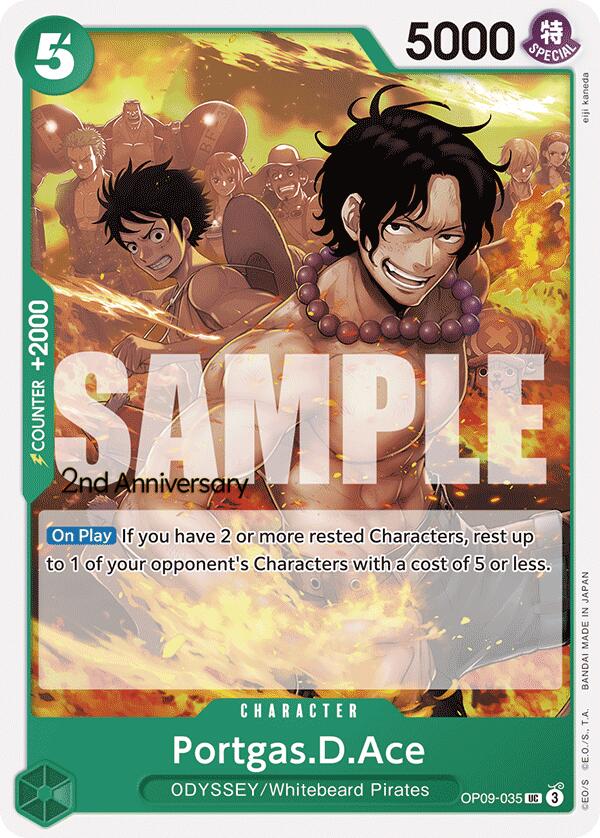 Portgas.D.Ace [Emperors in the New World: 2nd Anniversary Tournament Cards] | Deep Dive Games St. Marys