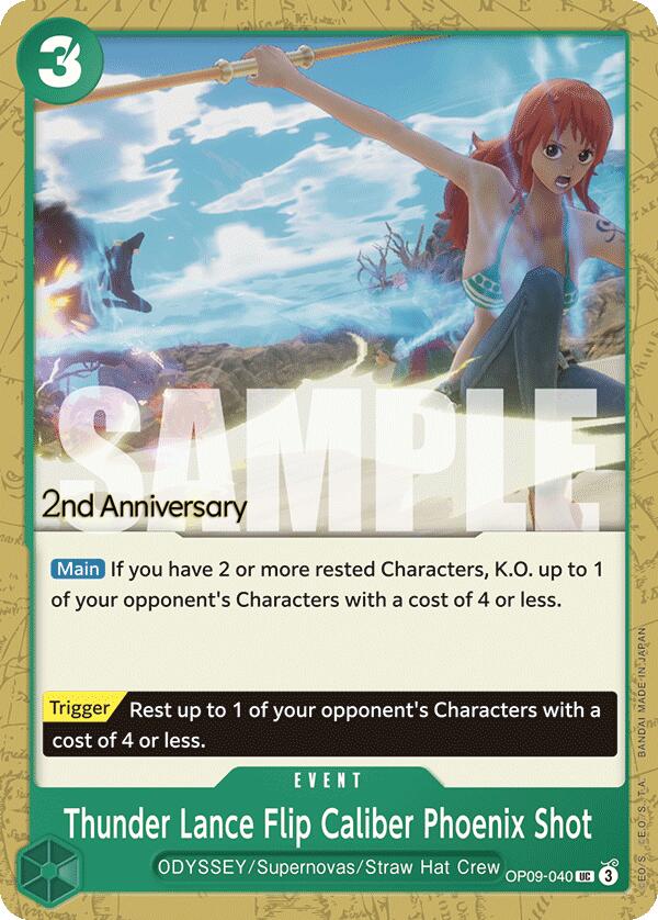 Thunder Lance Flip Caliber Phoenix Shot [Emperors in the New World: 2nd Anniversary Tournament Cards] | Deep Dive Games St. Marys