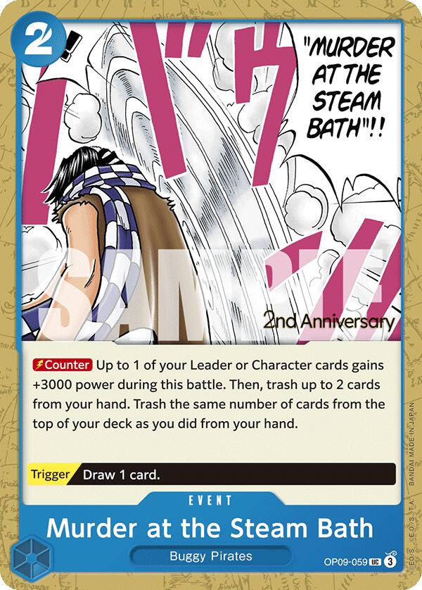 Murder at the Steam Bath [Emperors in the New World: 2nd Anniversary Tournament Cards] | Deep Dive Games St. Marys