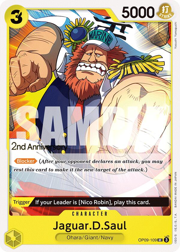 Jaguar.D.Saul [Emperors in the New World: 2nd Anniversary Tournament Cards] | Deep Dive Games St. Marys