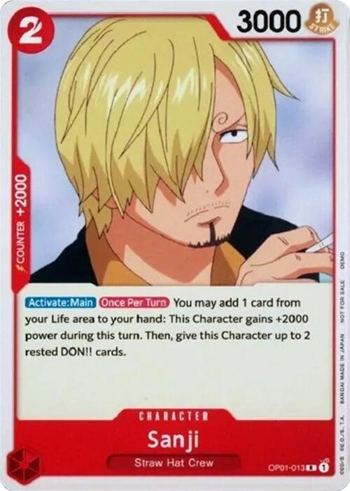 Sanji [One Piece Demo Deck Cards] | Deep Dive Games St. Marys