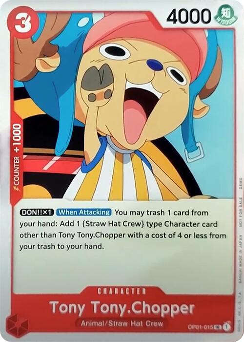 Tony Tony.Chopper [One Piece Demo Deck Cards] | Deep Dive Games St. Marys