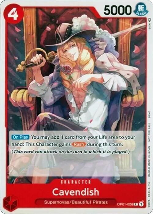 Cavendish [One Piece Demo Deck Cards] | Deep Dive Games St. Marys