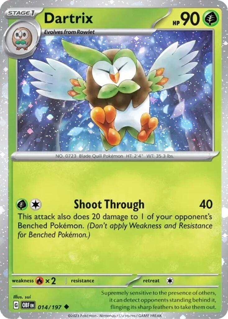 Dartrix (014/197) (Cosmos Holo) [Miscellaneous Cards] | Deep Dive Games St. Marys