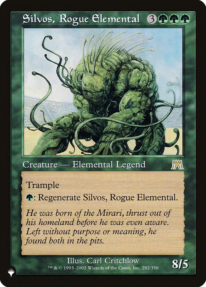 Silvos, Rogue Elemental [The List] | Deep Dive Games St. Marys