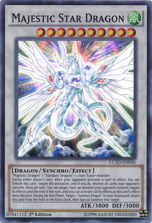 Majestic Star Dragon [LC5D-EN036] Super Rare | Deep Dive Games St. Marys