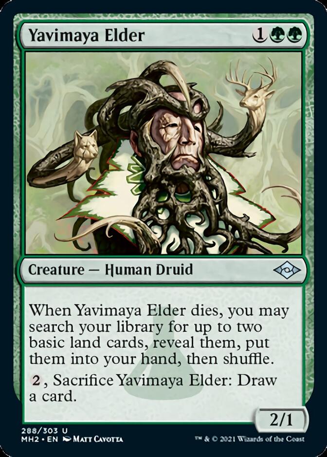 Yavimaya Elder (Foil Etched) [Modern Horizons 2] | Deep Dive Games St. Marys