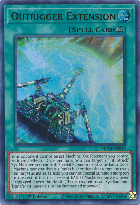 Outrigger Extension [MP20-EN217] Ultra Rare | Deep Dive Games St. Marys