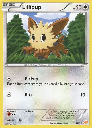 Lillipup (27/30) [Black & White: Trainer Kit - Excadrill] | Deep Dive Games St. Marys