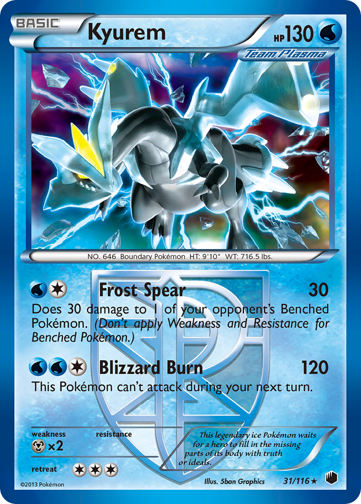 Kyurem (31/116) [Black & White: Plasma Freeze] | Deep Dive Games St. Marys