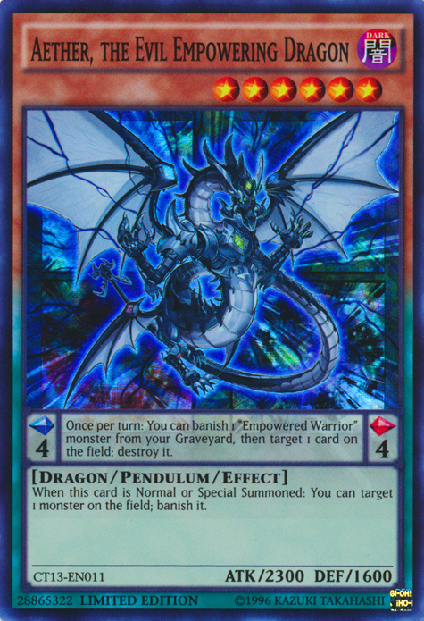 Aether, the Evil Empowering Dragon [CT13-EN011] Super Rare | Deep Dive Games St. Marys