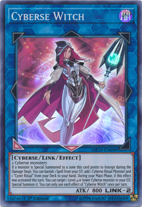 Cyberse Witch [MP19-EN098] Super Rare | Deep Dive Games St. Marys