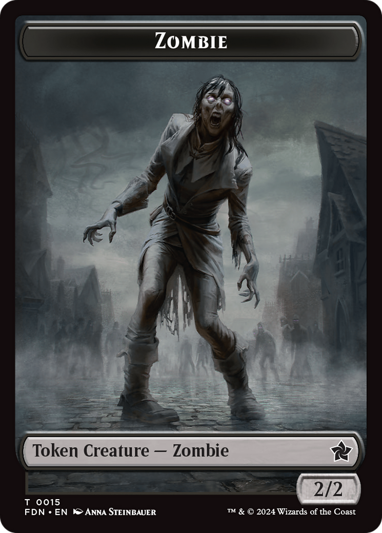 Rat (0014) // Zombie Double-Sided Token [Foundations Tokens] | Deep Dive Games St. Marys