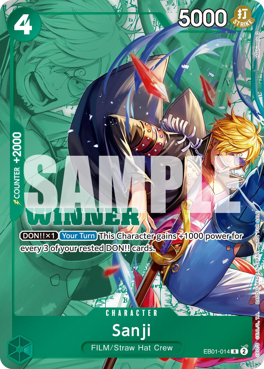 Sanji (Winner Pack 2025 Vol. 1) [One Piece Promotion Cards] | Deep Dive Games St. Marys