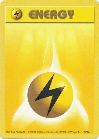 Lightning Energy (100/102) [Base Set Unlimited] | Deep Dive Games St. Marys