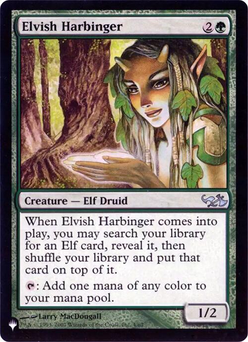 Elvish Harbinger (Retro Frame) [The List] | Deep Dive Games St. Marys