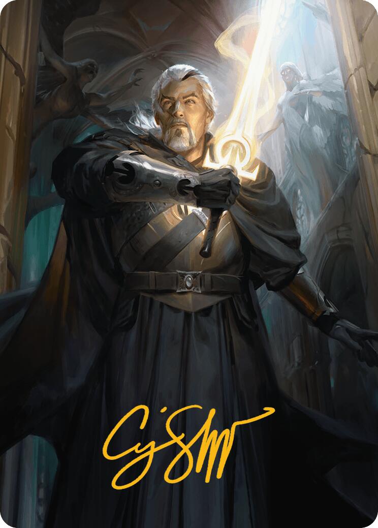 Odric, Lunarch Marshal Art Card (Gold-Stamped Signature) [Innistrad Remastered Art Series] | Deep Dive Games St. Marys