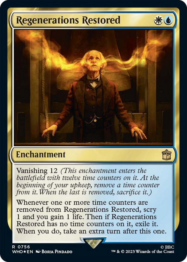 Regenerations Restored (Surge Foil) [Doctor Who] | Deep Dive Games St. Marys