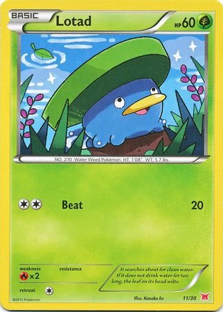 Lotad (11/30) [XY: Trainer Kit 2 - Latias] | Deep Dive Games St. Marys