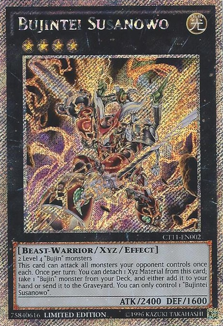 Bujintei Susanowo [CT11-EN002] Secret Rare | Deep Dive Games St. Marys