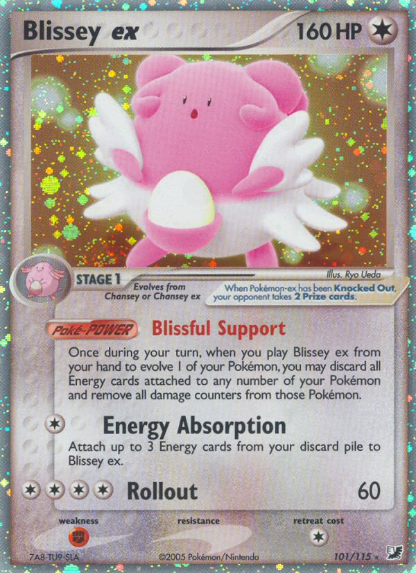 Blissey ex (101/115) [EX: Unseen Forces] | Deep Dive Games St. Marys