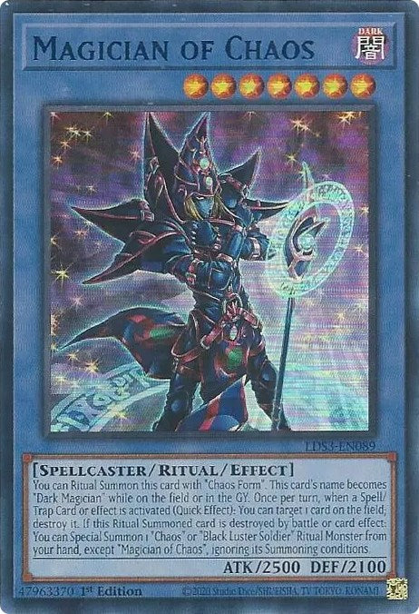 Magician of Chaos (Blue) [LDS3-EN089] Ultra Rare | Deep Dive Games St. Marys