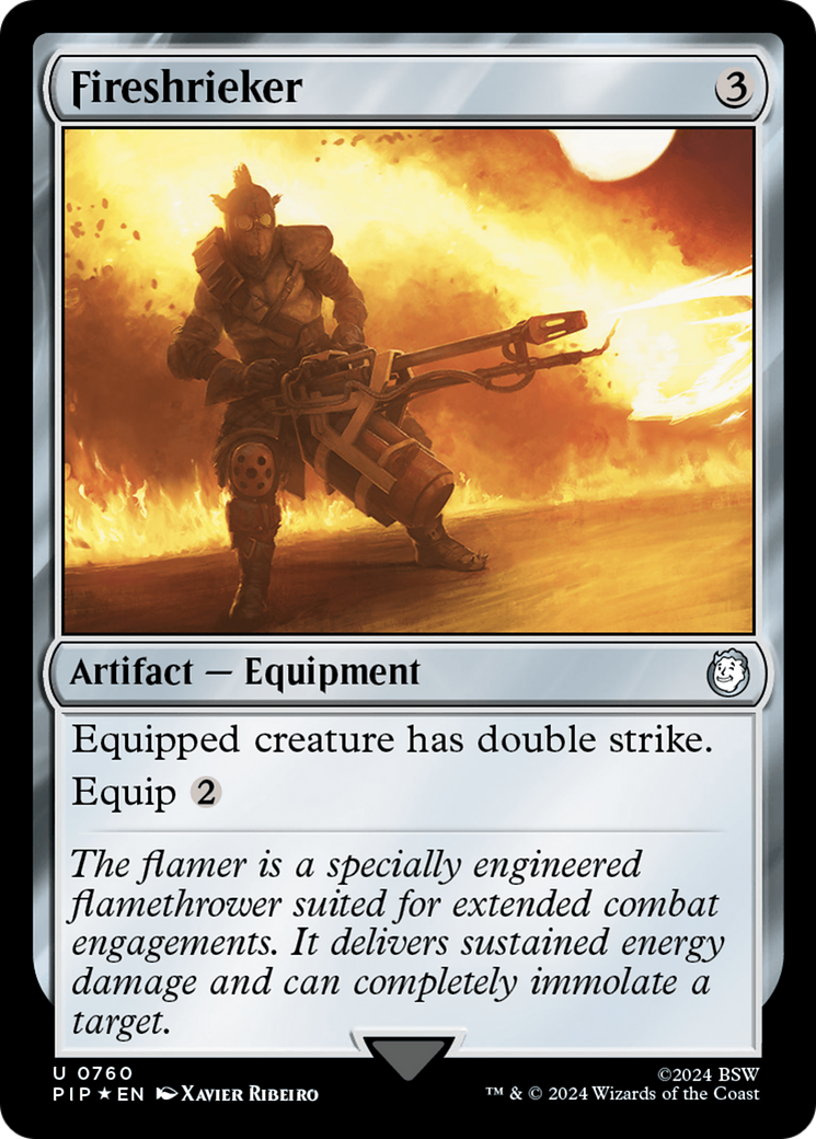 Fireshrieker (Surge Foil) [Fallout] | Deep Dive Games St. Marys