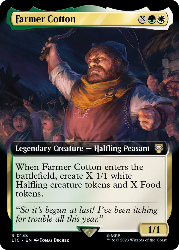 Farmer Cotton (Extended Art) [The Lord of the Rings: Tales of Middle-Earth Commander] | Deep Dive Games St. Marys