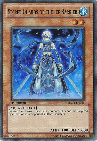 Secret Guards of the Ice Barrier [HA04-EN053] Super Rare | Deep Dive Games St. Marys