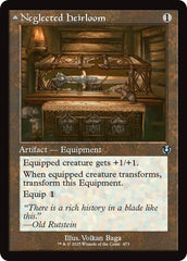 Neglected Heirloom (Retro Frame) [Innistrad Remastered] | Deep Dive Games St. Marys
