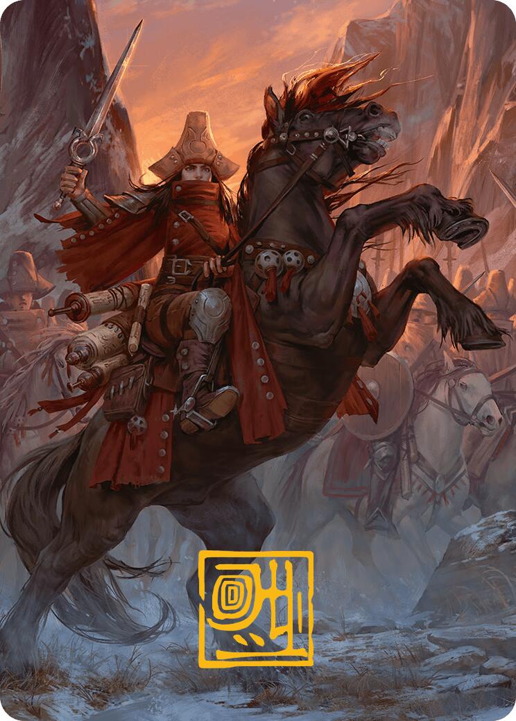 Zealous Conscripts (Gold-Stamped Signature) [Innistrad Remastered Art Series] | Deep Dive Games St. Marys