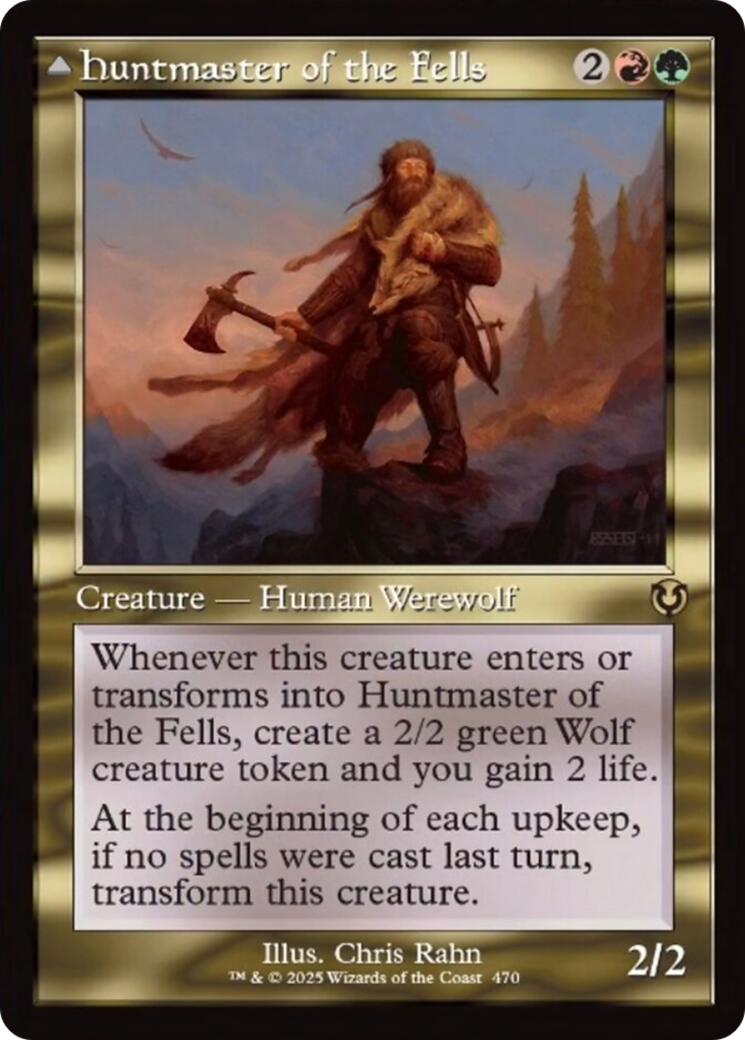 Huntmaster of the Fells // Ravager of the Fells (Retro Frame) [Innistrad Remastered] | Deep Dive Games St. Marys