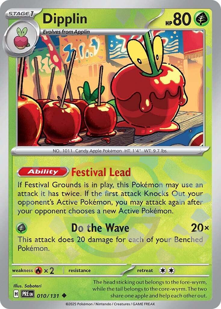 Dipplin (010/131) (Master Ball Pattern) [Scarlet & Violet: Prismatic Evolutions] | Deep Dive Games St. Marys