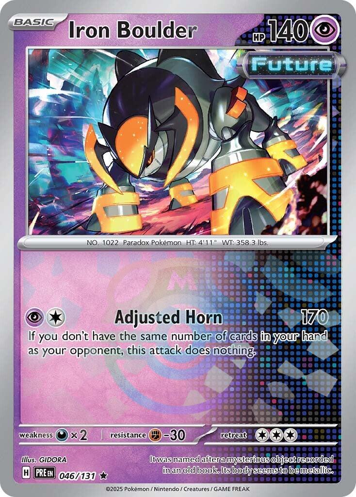 Iron Boulder (046/131) (Master Ball Pattern) [Scarlet & Violet: Prismatic Evolutions] | Deep Dive Games St. Marys