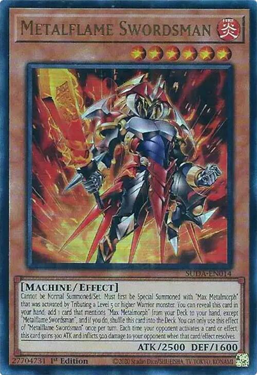 Metalflame Swordsman [SUDA-EN014] Ultra Rare | Deep Dive Games St. Marys