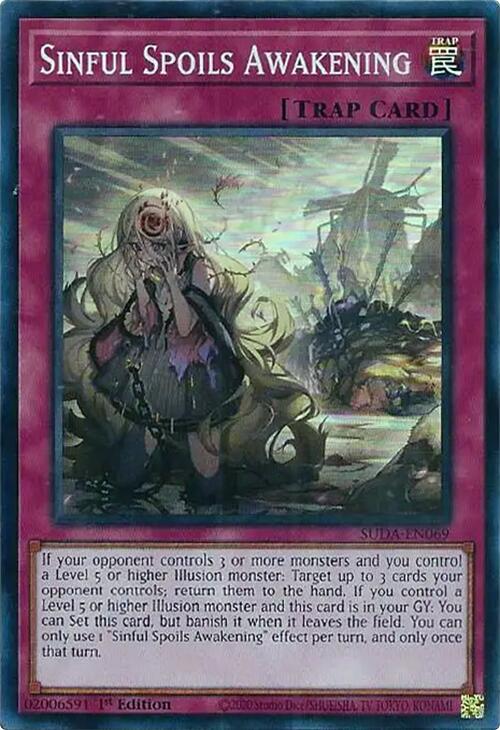 Sinful Spoils Awakening [SUDA-EN069] Super Rare | Deep Dive Games St. Marys