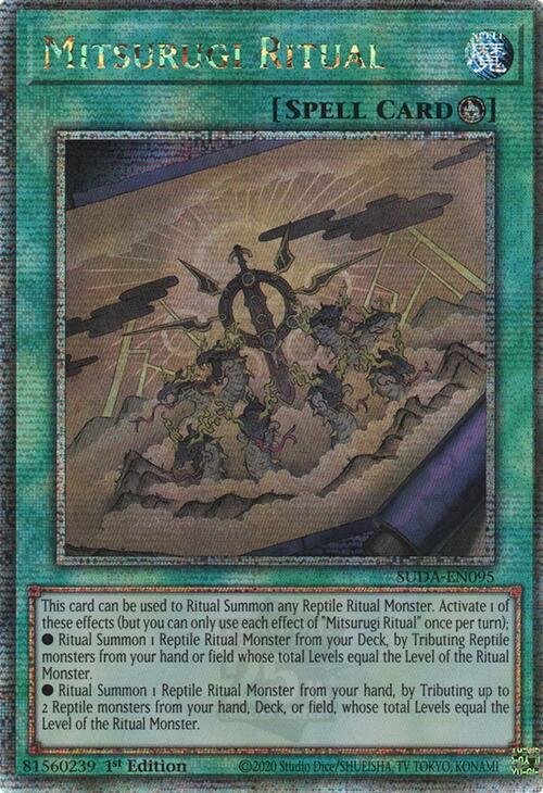 Mitsurugi Ritual (Quarter Century Secret Rare) [SUDA-EN095] Quarter Century Secret Rare | Deep Dive Games St. Marys