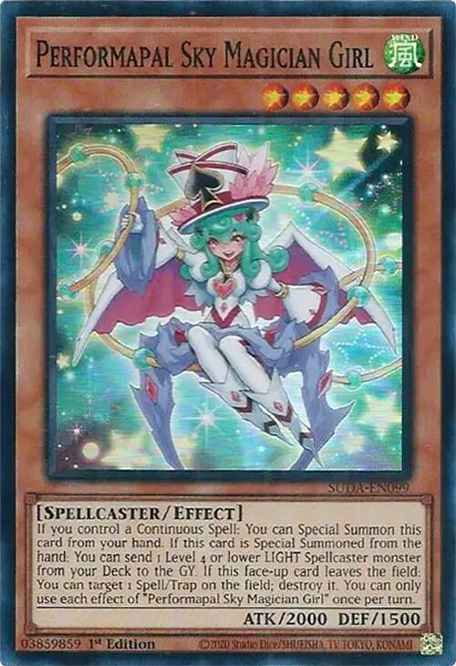 Performapal Sky Magician Girl [SUDA-EN099] Super Rare | Deep Dive Games St. Marys